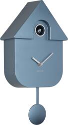 Karlsson Ceas de perete cu cuc Modern Cuckoo albastru închis metalic (KA5867DB)