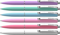 Schneider Pix SCHNEIDER K15, clema metalica, culori pastel asortate - scriere albastra (S-130840)