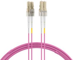 EFB Elektronik Cablu Patch EFB Duplex LC-LC 50/125 OM4 LSZH 2mm, 2.0m, Violet (O0319.2)