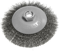 GRAPHITE Perie tip roata 115 mm, sirma incretita, otel, M14 57T436 (57T436)