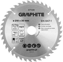 GRAPHITE Disc fierastrau, VIDIA, 210 x 30 mm, 40 dinti 57T228 (57T228)