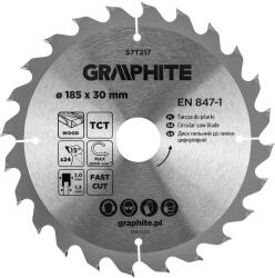 GRAPHITE Disc fierastrau, VIDIA, 185 x 30 mm, 24 dinti 57T217 (57T217)