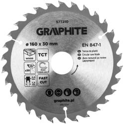 GRAPHITE Disc fierastrau, VIDIA, 160 x 30 mm, 30 dinti 57T210 (57T210)