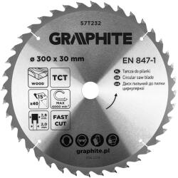 GRAPHITE Disc fierastrau, VIDIA, 300 x 30 mm, 40 dinti 57T232 (57T232)