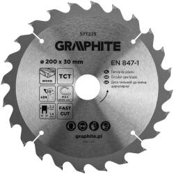 GRAPHITE Disc fierastrau, VIDIA, 200 x 30 mm, 24 dinti 57T225 (57T225)