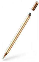 Tech-Protect Charm Stylus Pen Univerzális érintő toll, érintőceruza Bármilyen kapacitív kijelzőhöz Pezsgő-Arany