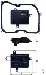 MAHLE Filtru cutie de viteze automata MAHLE HX 275D (HX 275D)