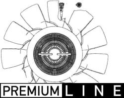 MAHLE Ventilator, radiator MAHLE CFF 495 000P (CFF 495 000P)