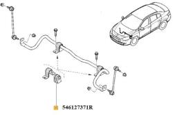 Original Renault Bucsa, bara stabilizatoare ORIGINAL RENAULT 546127371R (546127371R)