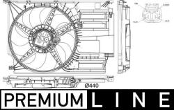 MAHLE Ventilator, radiator MAHLE CFF 402 000P (CFF 402 000P)
