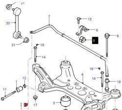 Original Ford Bucsa, stabilizator ORIGINAL FORD 1 748 361 (1 748 361)
