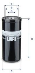UFI Filtru, sistem hidraulic primar UFI 87.012. 00 (87.012.00)