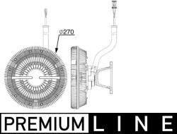 MAHLE Cupla, ventilator radiator MAHLE CFC 243 000P (CFC 243 000P)