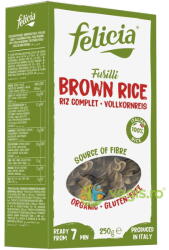 Felicia Bio Fusilli din Orez Integral 250g
