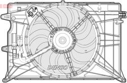 DENSO Ventilator, radiator DENSO DER09313 (DER09313) - fixbox