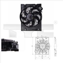 TYC Ventilator, radiator TYC 825-0014 (825-0014) - fixbox