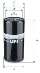 UFI Filtru, sistem hidraulic primar UFI 80.138. 00 (80.138.00)