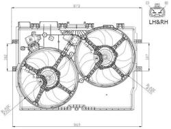 NRF Ventilator, radiator NRF 47945 (47945) - fixbox