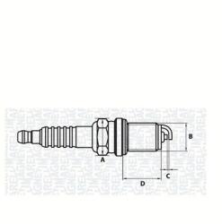 Magneti Marelli Bujie MAGNETI MARELLI 062000782304 Bujie