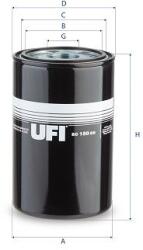 UFI Filtru, sistem hidraulic primar UFI 80.150. 00 (80.150.00)