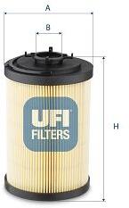 UFI Filtru, sistem hidraulic primar UFI 83.038. 00 (83.038.00)