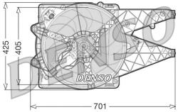 DENSO Ventilator, radiator DENSO DER09100 (DER09100) - fixbox
