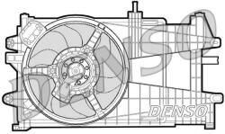 DENSO Ventilator, radiator DENSO DER09035 (DER09035) - fixbox