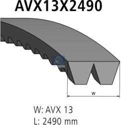 DT Spare Parts Set curea trapezoidala DT Spare Parts 2.15389 (2.15389) - fixbox