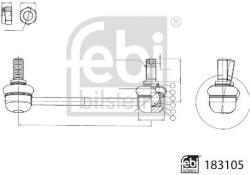 Febi Bilstein Brat/bieleta suspensie, stabilizator FEBI BILSTEIN 183105 (183105)