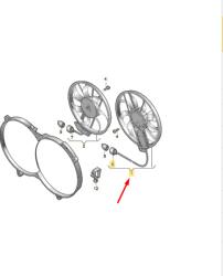 Original Vw Group Ventilator, radiator ORIGINAL VW GROUP 4F0959455K (4F0959455K)