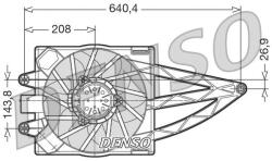 DENSO Ventilator, radiator DENSO DER09019 (DER09019)