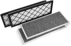 Original Tesla Set 4 filtre [clima automata, cu carbune activate si HEPA] ORIGINAL TESLA 189618920B (1896189-20-B)