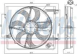 NISSENS Ventilator, radiator NISSENS 85935 (85935) - fixbox