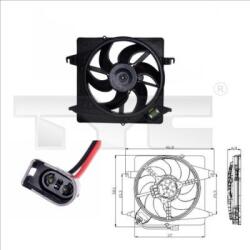 TYC Ventilator, radiator TYC 810-0014 (810-0014) - fixbox