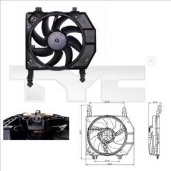 TYC Ventilator, radiator TYC 810-0029 (810-0029) - fixbox