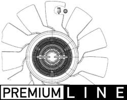 MAHLE Ventilator, radiator MAHLE CFF 497 000P (CFF 497 000P)