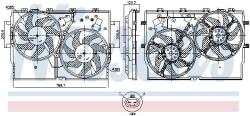 NISSENS Ventilator, radiator NISSENS 850001 (850001) - fixbox