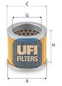 UFI Filtru, sistem hidraulic primar UFI 25.673. 00 (25.673.00)