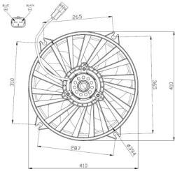 NRF Ventilator, radiator NRF 47962 (47962) - fixbox