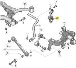 Original Vw Group Bucsa, stabilizator ORIGINAL VW GROUP 1K0511327AS (1K0511327AS)