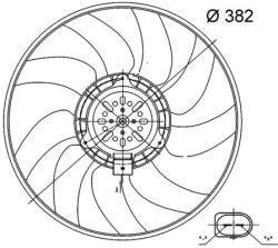 MAHLE Ventilator, radiator MAHLE CFF 32 000S (CFF 32 000S)