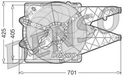 DENSO Ventilator, radiator DENSO DER09101 (DER09101) - fixbox