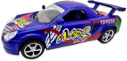 Welly Macheta Toyota MR2 albastra racing cu usi deschise si mecanism pull back fara cutie proprie (JPT)