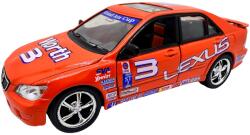 Welly Macheta Lexus portocalie racing cu usi deschise si mecanism pull back fara cutie proprie (JPT)