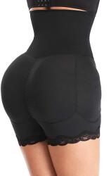 Linovit Store Body modelator cu efect push-up, corset & pernuțe pentru șolduri - Negru - XL/XXL, Black (S2NXLXXL)