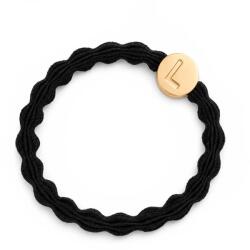 By Eloise London Letter Charms Gold Elastice de păr culoare L Black