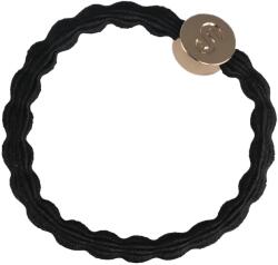 By Eloise London Letter Charms Gold Elastice de păr culoare S Black
