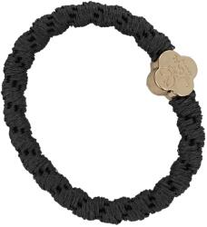 By Eloise London Gold Quatrefoil Woven culoare Charcoal Grey