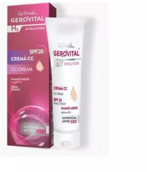 Gerovital - Crema de fata nuantatoare Medium Tint Cc cu Spf 20 Gh3 Evolution Gerovital, 30 ml