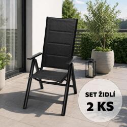 Avenberg Isla Plus állítható szék szett, 2db, fekete, ZA25060